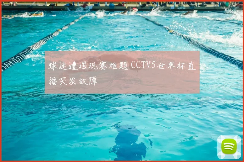 球迷遭遇观赛难题 CCTV5世界杯直播突发故障
